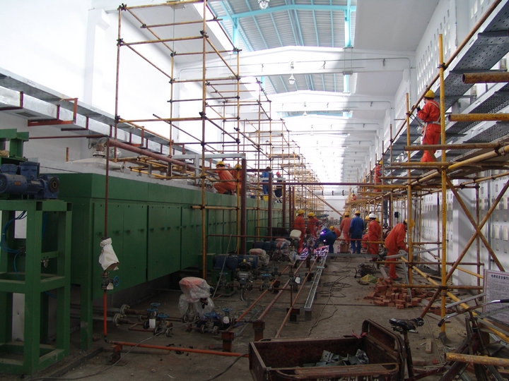 500T/年3S項目紡絲主線(xiàn)裝置